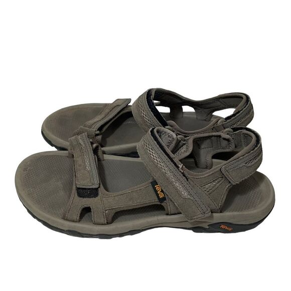 Teva Grey Velcro Outdoor Athletic Sandals - Picture 1 of 7